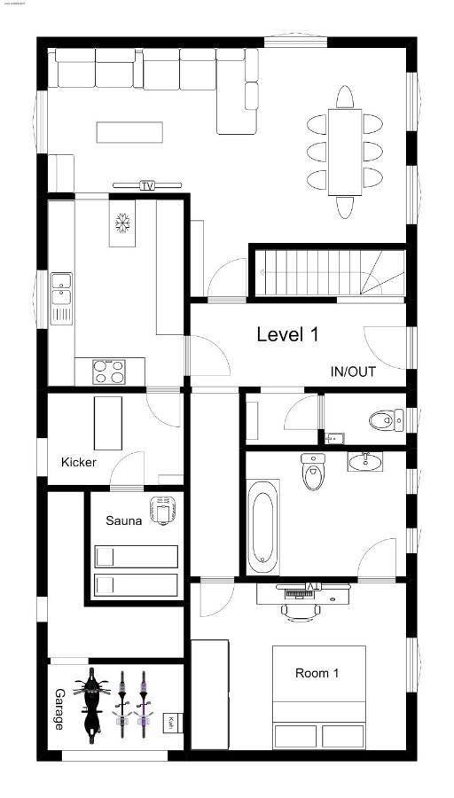 Villa Sixine House Ovifat Esterno foto